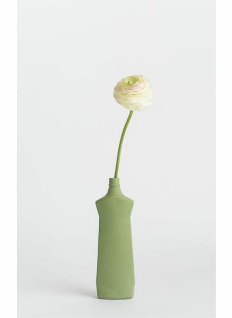 Porseleinen flessenvaas Foekje Fleur #1 Dark Green