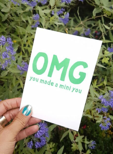 Studio Inktvis  - Postkaart You Made A Mini Me