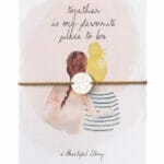 A Beautiful Story -  Jewelry Postcard Two Friends