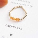 A Beautiful Story -  Beauty Carneool Ring S/M