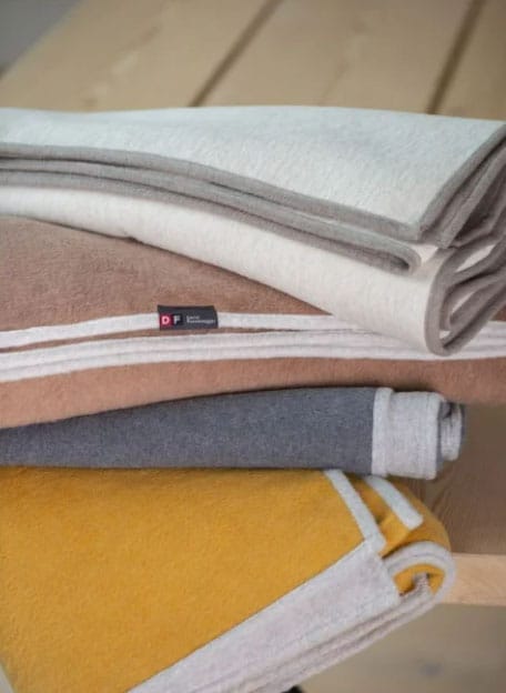 David Fussenegger  - Velvet Plaid Omkeerbaar Ivoor Ecru