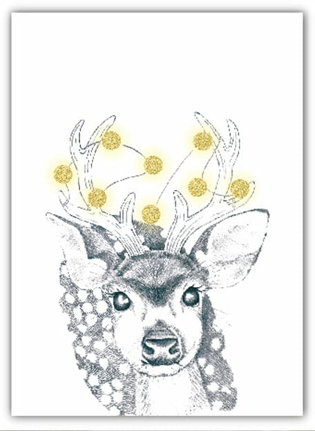 Ansichtkaart  Hert - Dreamlabel
