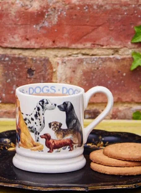 Dogs Dogs All Over 1/2 Pint Mug - Emma Bridgewater