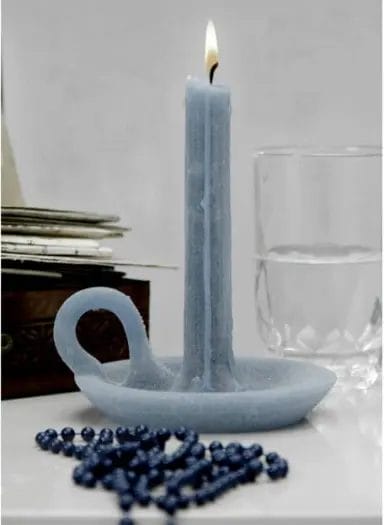 Petrol Blue  Tallow Candle - Ontwerpduo