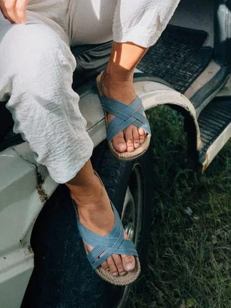 Sandalen Blue Dots #1 - Shangies