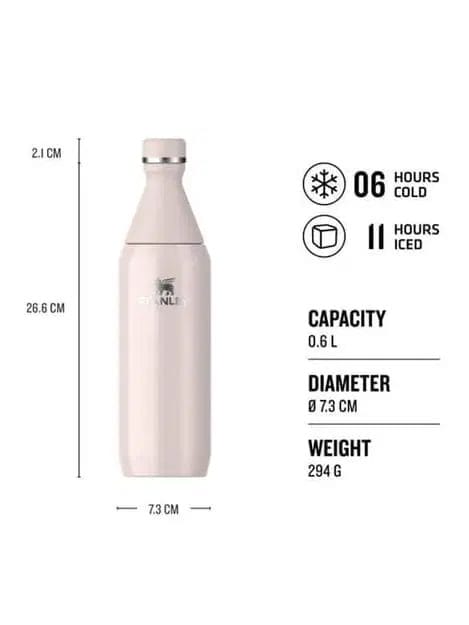 The All Day Slim Bottle 0,6L Black - Stanley - Afbeelding 2