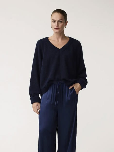 Thyme Sweater Midnight Blue - Alchemist