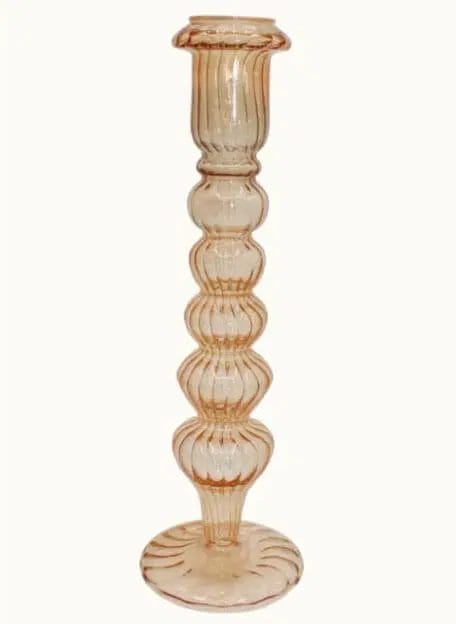 Glazen Kandelaar Blush - À La. - Afbeelding 2