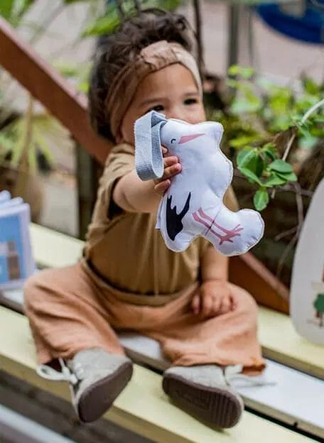 Knuffel Ooievaar - Noox