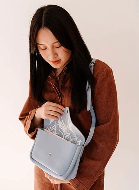 Tas Humming Along Bag Lavender Blue - Keecie