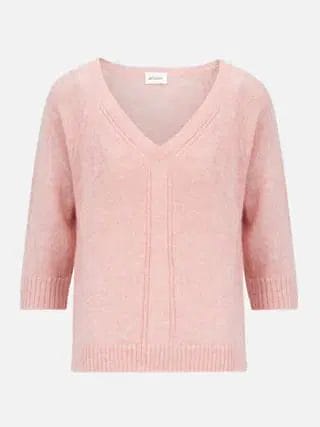 Flower Loose Sweater Light Rose - Alchemist