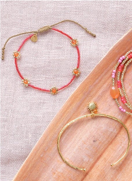 Botanic Carneool Armband - A Beautiful Story - Afbeelding 2