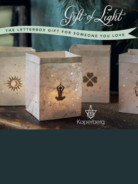 Brievenbuscadeau Gift Of Light Butterfly - Koperberg - Afbeelding 4