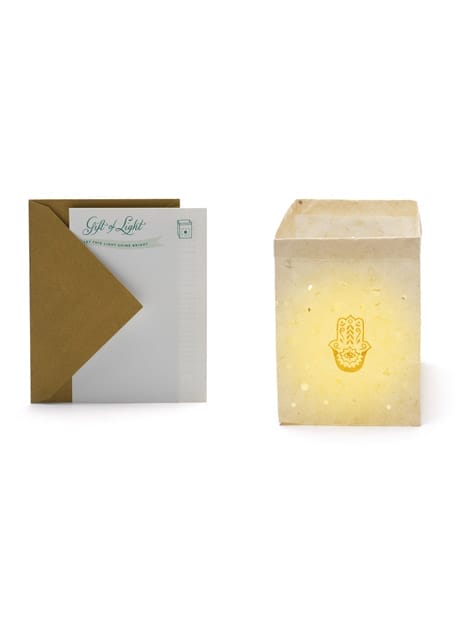 Brievenbuscadeau Gift Of Light Hamsa - Koperberg