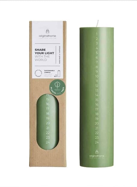 Advent Kaars Matcha - Original Home