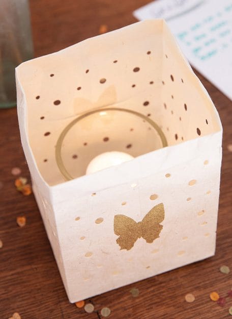 Brievenbuscadeau Gift Of Light Butterfly - Koperberg