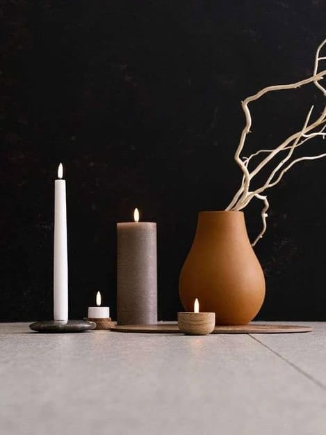 Led Stompkaars Zandsteen Rustiek 20 cm - Uyuni