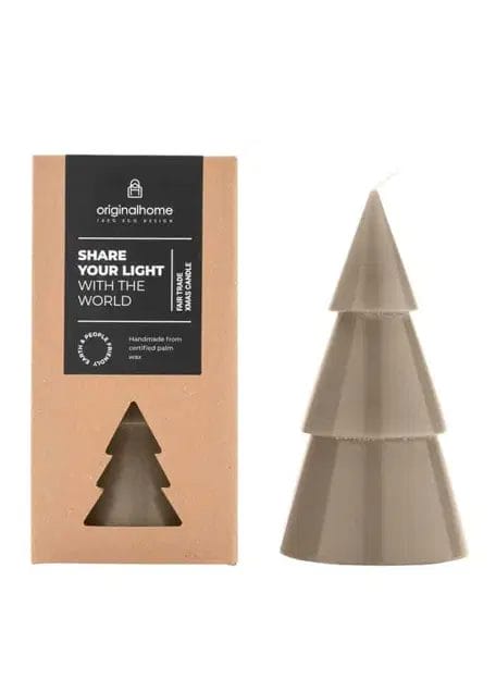 Xmas Tree Kaars Clay - Set van 2 - Original Home