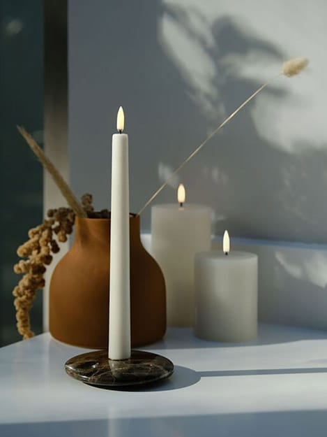 Led Dinerkaars Vanille Glad 2.3 x 25 cm - Uyuni