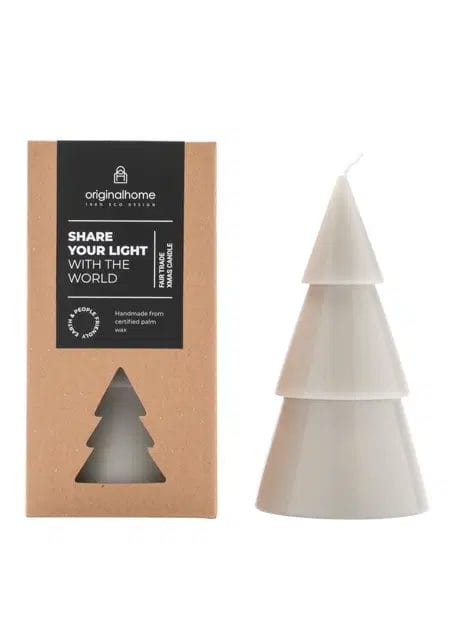 Xmas Tree Kaars Clay  L - Original Home