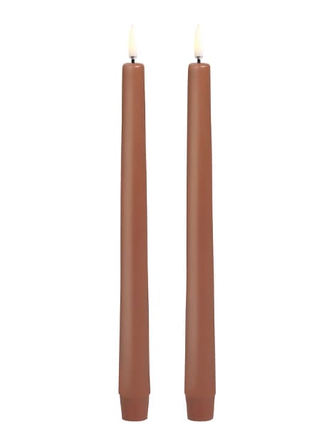 Set Led Dinerkaars Terracotta Glad 2.3 x 25 cm - Uyuni - Afbeelding 2