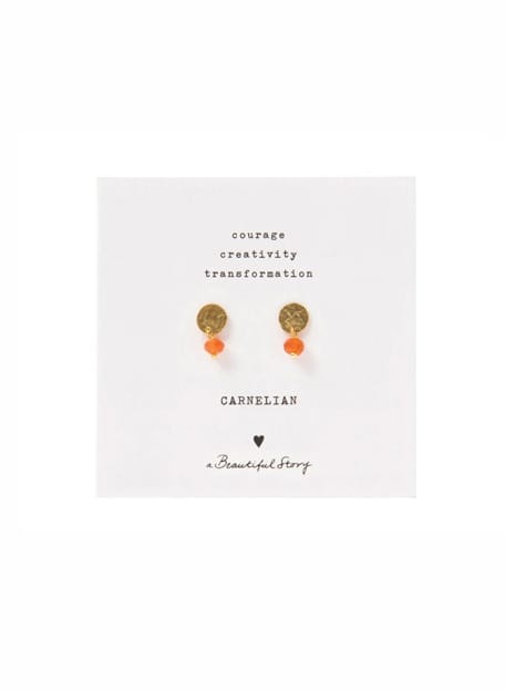 Mini Coin Carnelian - A Beautiful Story