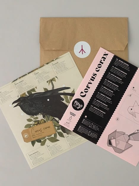 Raaf 3d Papieren Figuur - Plego - Afbeelding 4