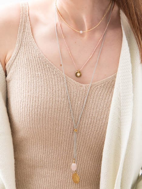 Ketting Timeless Rose Quartz - A Beautiful Story