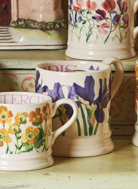 Flowers Blue Iris 1/2 Pint Mug - Emma Bridgewater