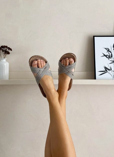 Sandalen White Stripes #1 – Shangies