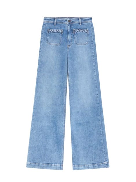 Broek Giulietta Willie Light Blue Denim - Maison Hotel - Afbeelding 4