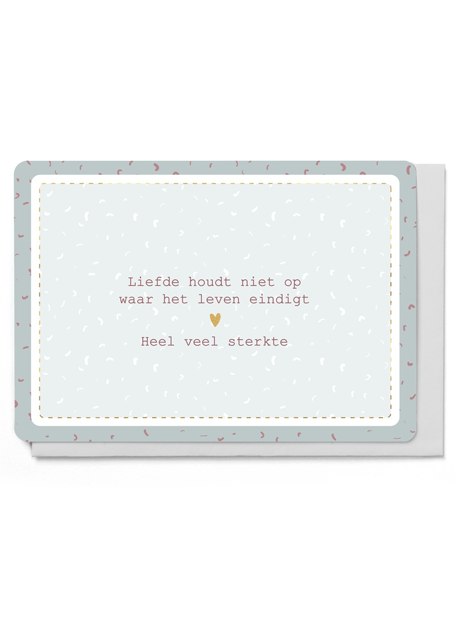 Deelneming / Sterkte kaart - Loving Memories - Enfant Terrible