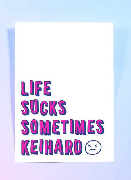 Kaart - Life Sucks Sometimes - Studio Inktvis