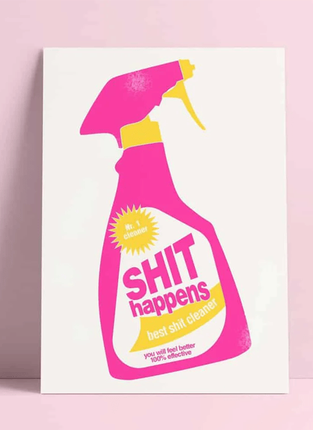 Kaart - Shit Happens - Studio Inktvis