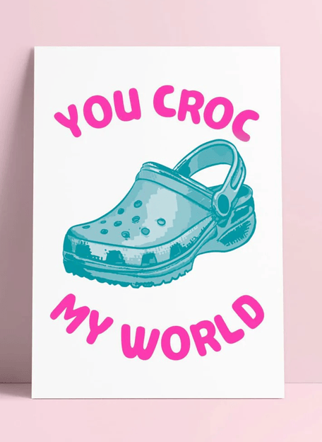 Kaart - You Croc -Studio Inktvis