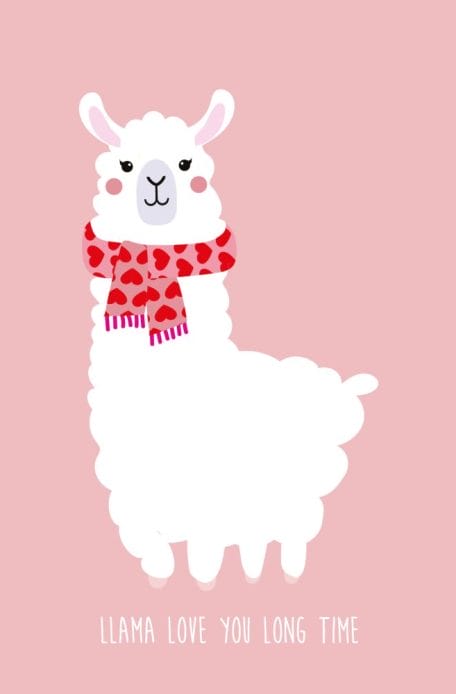 Kaart - Llama Love You - Studio Inktvis