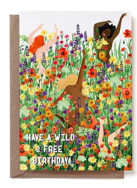 Kaart - Wild Women Birthday - Reddish Design