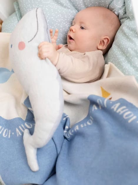 Babydeken Juwel Walvis - David Fussenegger - Afbeelding 2