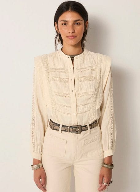 Blouse Blanca Off White - Maison Hotel