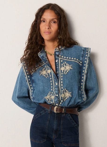 Blouse Narciso Light Blue - Maison Hotel