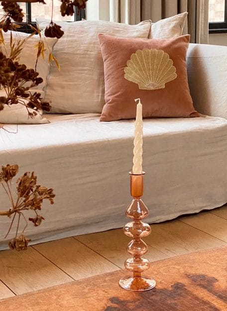 Glazen Kandelaar Coral - A la..