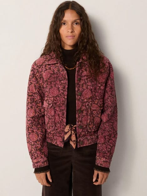 Gewatteerd Jasje Karina Coral - Maison Hotel