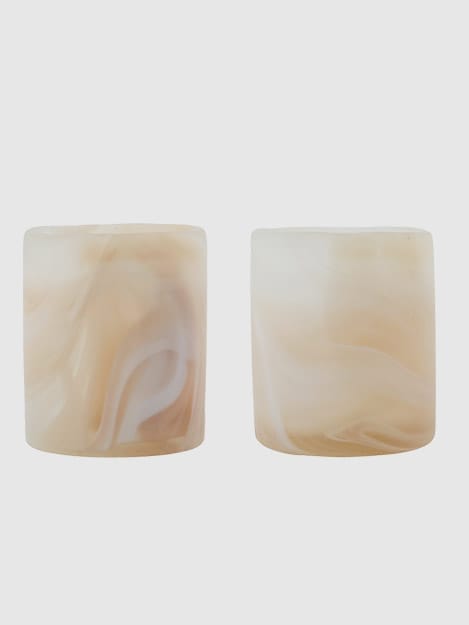 Set Theelichthouder HDKae Beige - House Doctor - Afbeelding 2