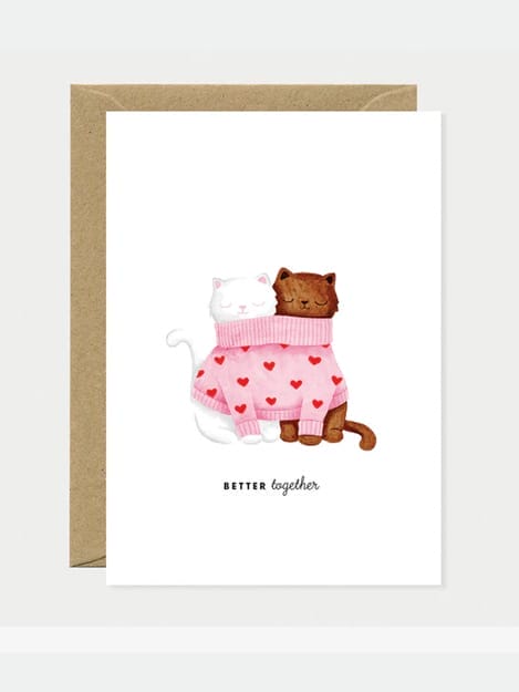 kaart - Better Together Cats - All The Ways To Say