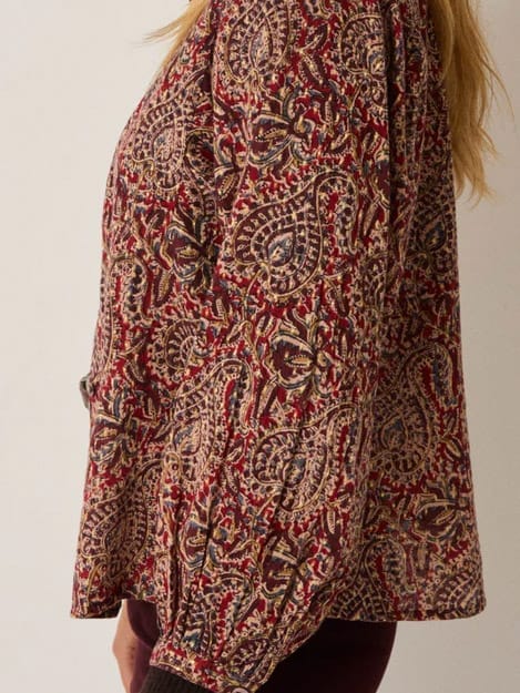 Blouse Marilyn Burnt Russet - Maison Hotel - Afbeelding 2