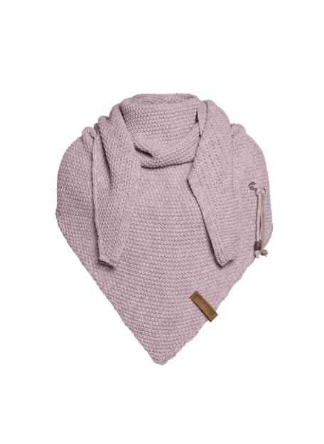 Coco Driehoek Sjaal Mauve - Knit Factory
