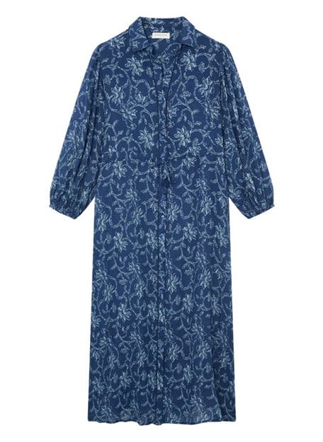Jurk Sakura Freya Indigo - Maison Hotel