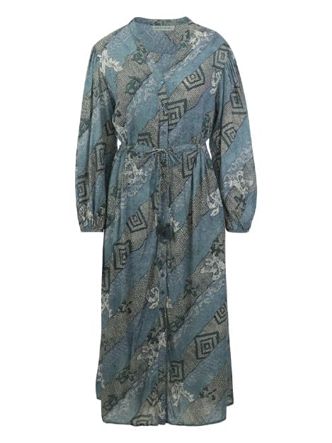 Jurk Shikoku Noor Inidgo Bloom - Maison Hotel